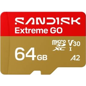 SANDISK Minneskort - MicroSD Extreme GO 64GB