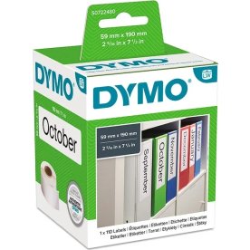 Dymo LW pärmetiketter, 59x190 mm