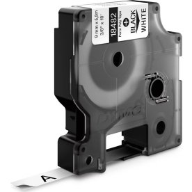 Dymo Rhino Permanent Polyester, 19 mm, svart på vi