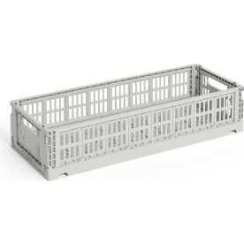 HAY Colour Crate Mini Oblong, grå