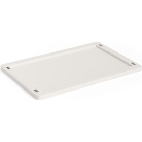 HAY Colour Crate Lock Plast, small, bruten vit