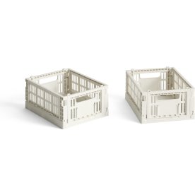 HAY Colour Crate Mini Set m/2, bruten vit