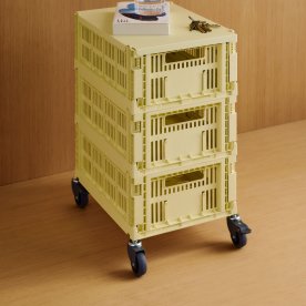 HAY Colour Crate Hjulset m/4, medium, grå