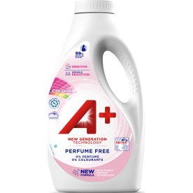 A+ Sensitive flytande tvättmedel | Colour | 2,98 l