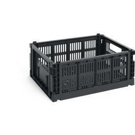 HAY Colour Crate, medium, svart