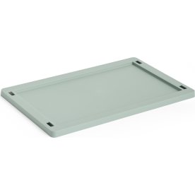 HAY Colour Crate Lock Plast, small, grön