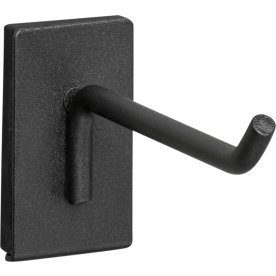 Verktygskrok lång, magnetisk, svart, 2 st.