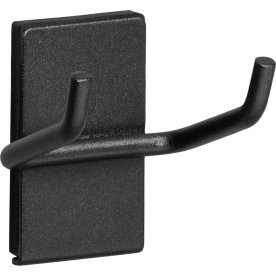 Verktygskrok vinkel, magnetisk, svart, 2 st.