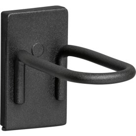 Verktygskrok stängd dubbel, magnetisk, svart, 2st