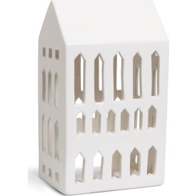 Kähler Urbania Ljuslykta Kyrka H18 cm, vit