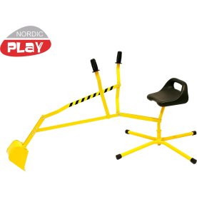 NORDIC PLAY Grävmaskin, gul