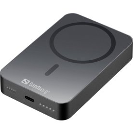 Sandberg Powerbank, Magnet, Trådlös - 10000 mAh
