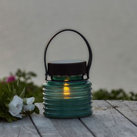 Aston Solar Kruka, H12 cm, grön