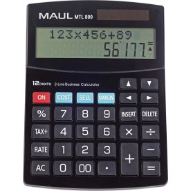 Maul bordsminiräknare MTL 800, svart