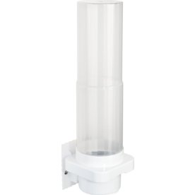 Väggdispenser, för Ø50-80 mm koppar, ABS/PP, vit
