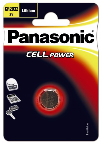 Panasonic CR2032 knappcellsbatteri