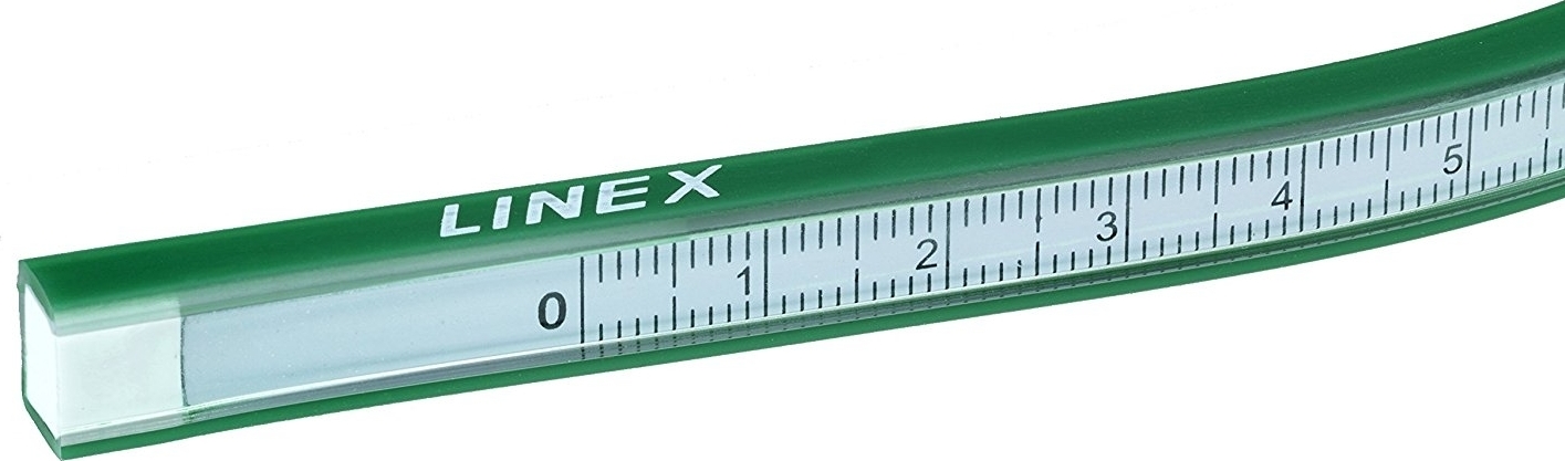Linex FCG30 böjbar kurvlinjal, 30 mm