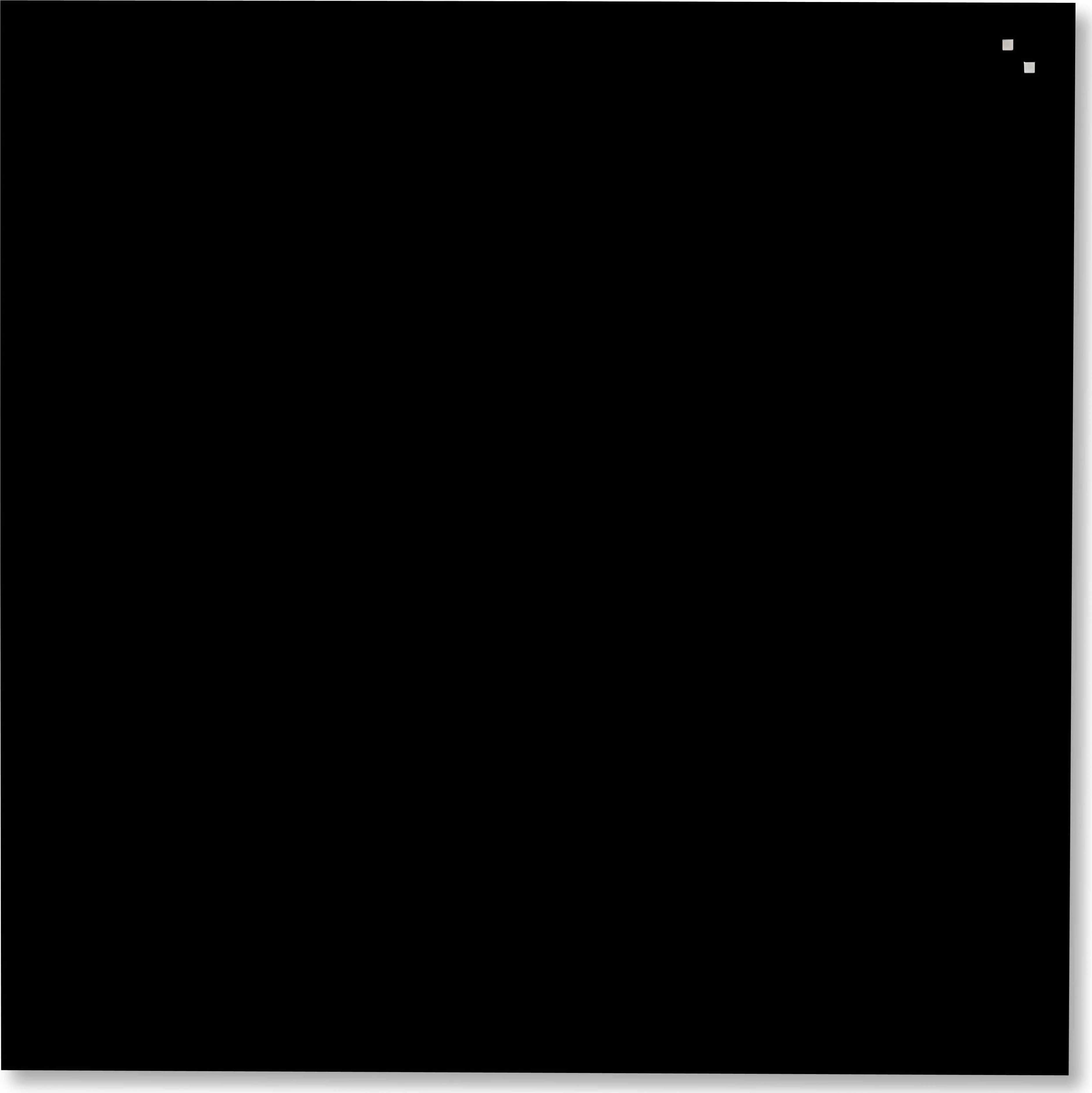 Magnetisk Glastavla Naga 100x100 cm svart