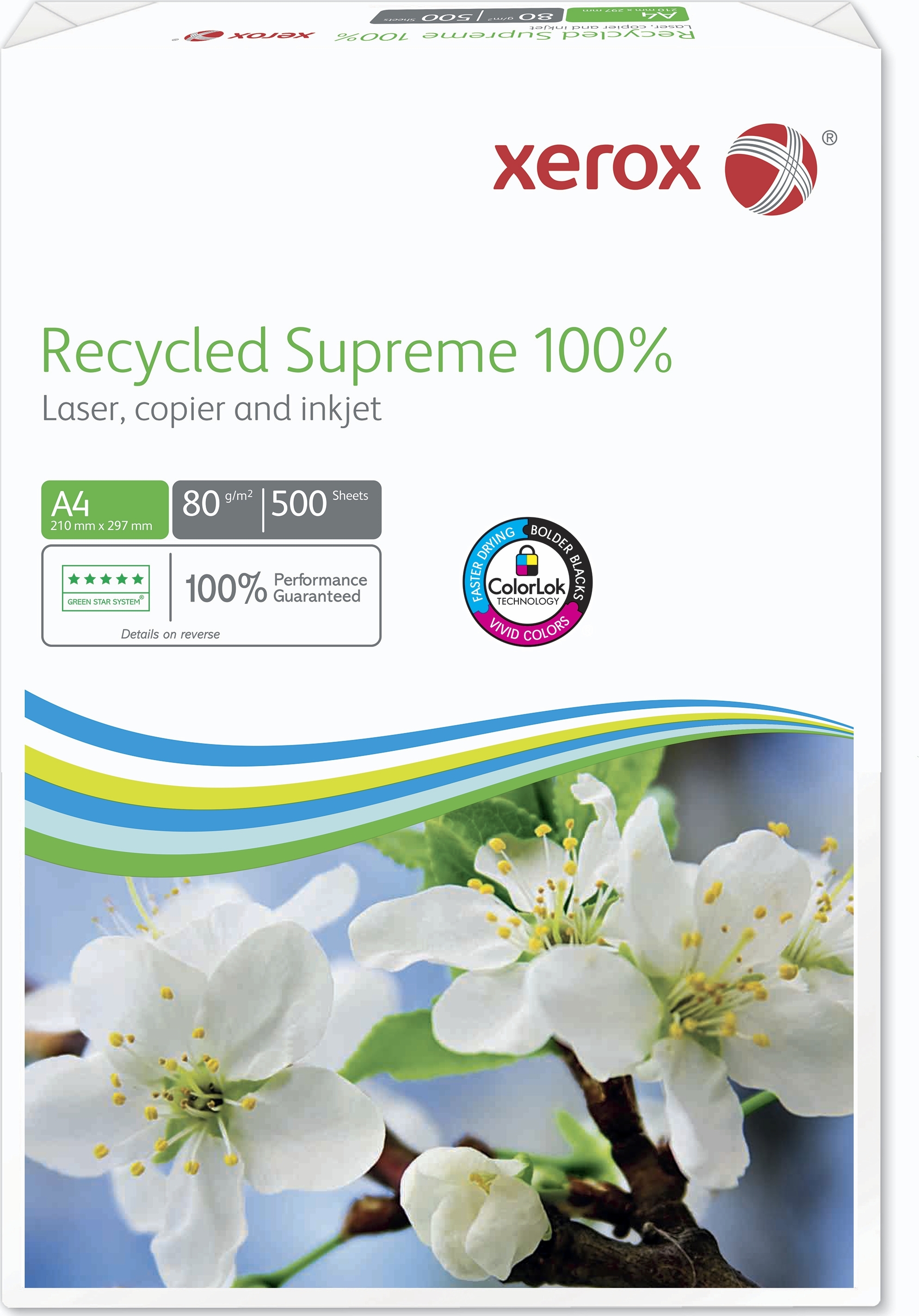 Xerox Recycled Supreme 100% kopieringspapper A4
