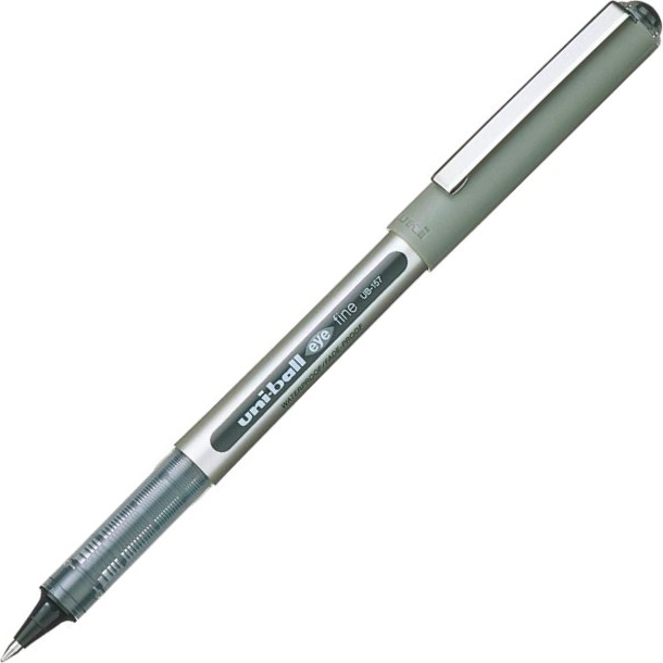 Uni-ball UB-157 rollerballpenna, eye fine, svart